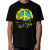Koszulka Peace yellow 100% bawełna luźna koszulka, pacyfka